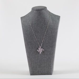 Lord & Taylor Sterling Silver Knot Necklace